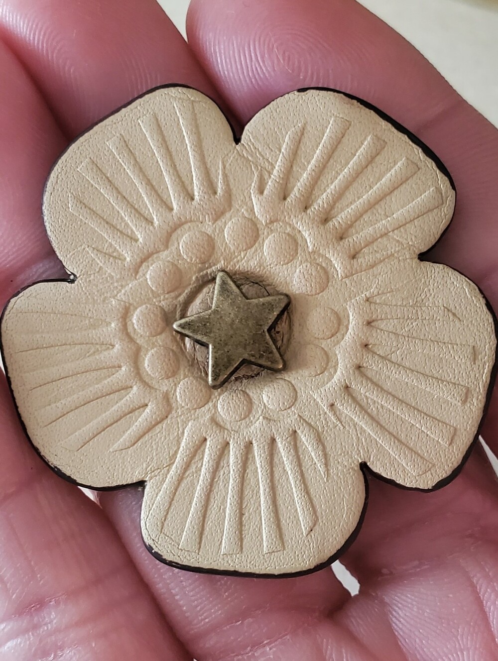 Coach Replacement Tea Rose With Star (Cream)